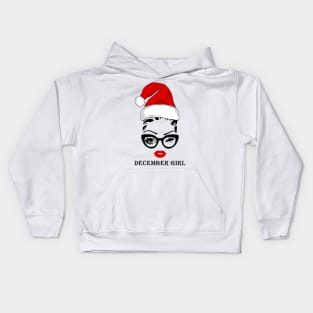 December girl Christmas Kids Hoodie